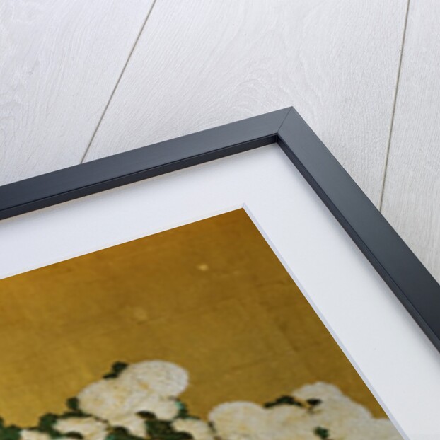 Detail of Flower Carts Edo Period Screen by Anonymous