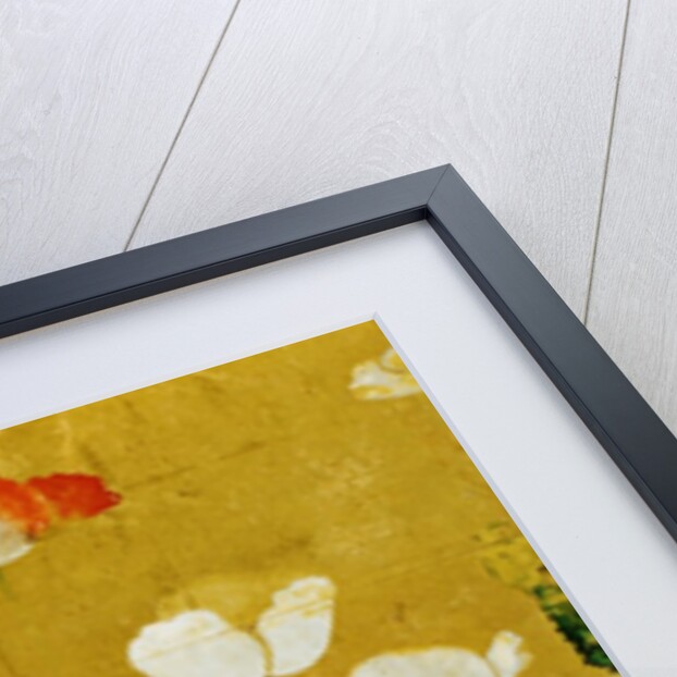 Detail of Poppies Edo Period Screen by Anonymous