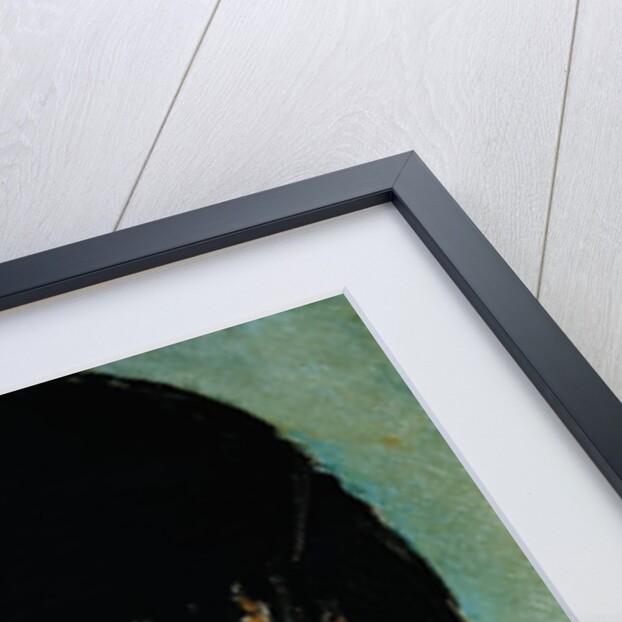 Detail of Female Head from Elvira Resting at a Table by Amedeo Modigliani