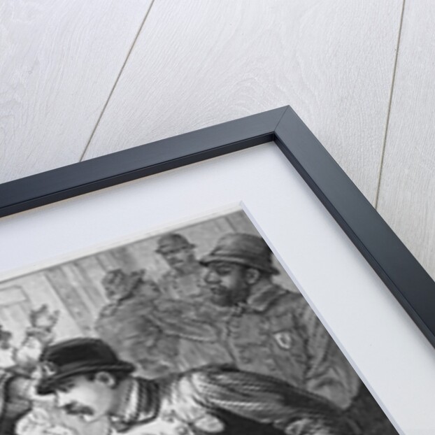 Illustration Depicting Police Captain McNulty's Raid on Mrs. Pohlman's Big Concert Hall, Jersey City, New Jersey by Anonymous