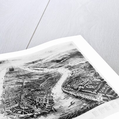 Print Depicting New York and Surrounding Area by Anonymous