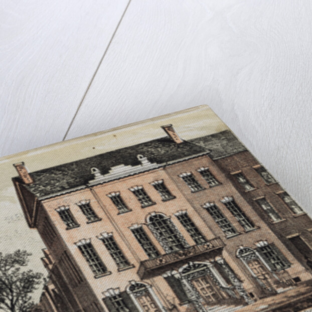 Tammany Hall, 1830 Color Lithograph by George Hayward