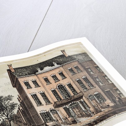Tammany Hall, 1830 Color Lithograph by George Hayward