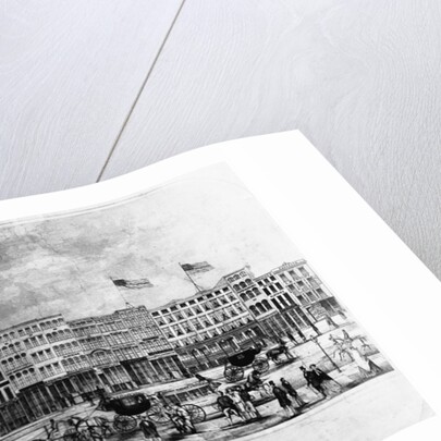 Print Depicting Courtlandt St. New-York by Anonymous