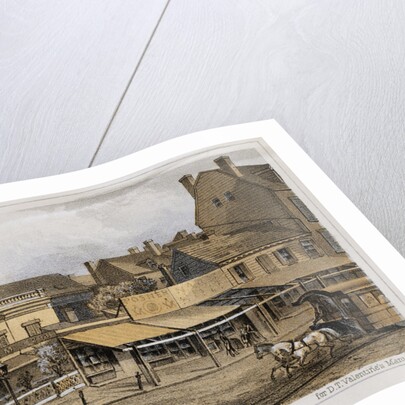 The Old Gotham Inn - In Bowery Color Lithograph by Anonymous