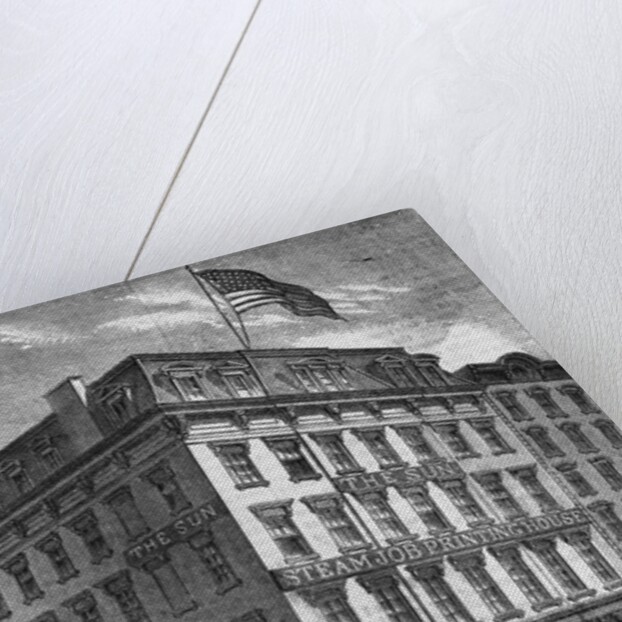 Illustration Depicting the New York Sun Building by Anonymous
