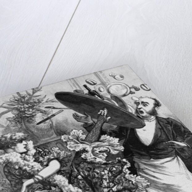 The Bernhardt Kick Newspaper Illustration by Anonymous