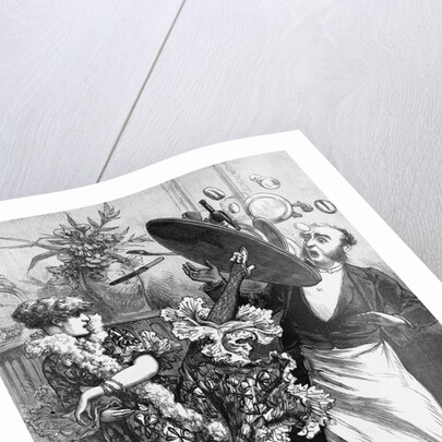 The Bernhardt Kick Newspaper Illustration by Anonymous