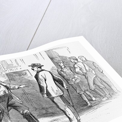 A Gorilla on the Loose Newspaper Illustration by Anonymous