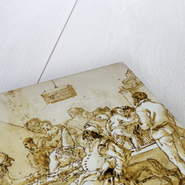 Clowns #89 by Giovanni Battista Tiepolo