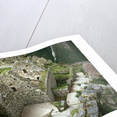 Inca Ruins at Machu Picchu by Anonymous