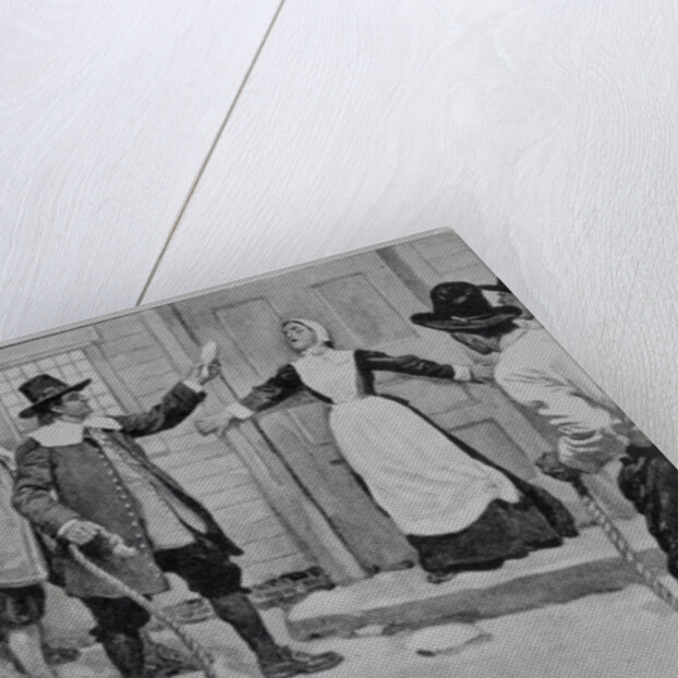 Illustration of a Woman Accused of Witchcraft by Anonymous