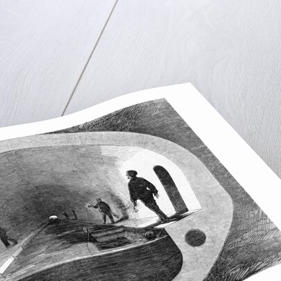 Section of the Great Paris Sewer by Anonymous