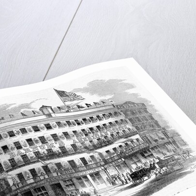 View of the American Museum, Broadway, New York by Anonymous