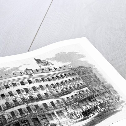 View of the American Museum, Broadway, New York by Corbis