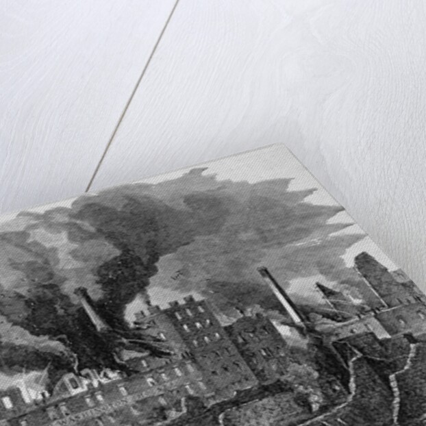The Great Fire in Chicago, Illinois Illustration by Anonymous