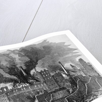 The Great Fire in Chicago, Illinois Illustration by Anonymous
