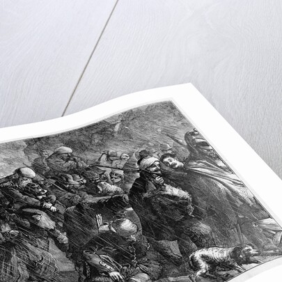 French Army in Retreat by Anonymous