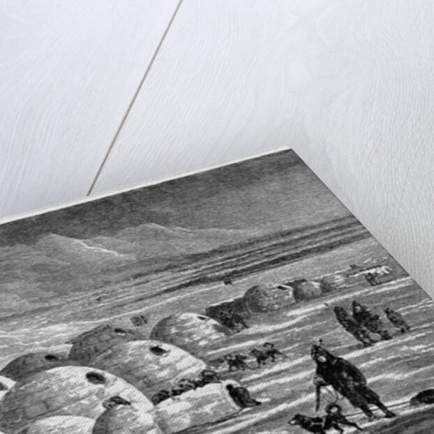 Innuit Igloos, or Snow Village Illustration by Anonymous