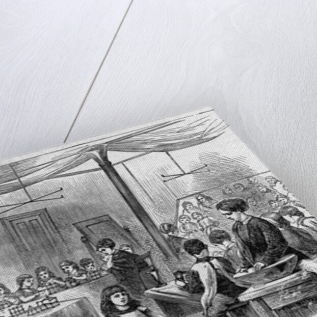 Magazine Illustration Depicting an English Kindergarten Class by Anonymous