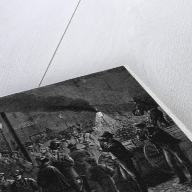 A Saturday Night Scene in the Bowery, New York by Anonymous