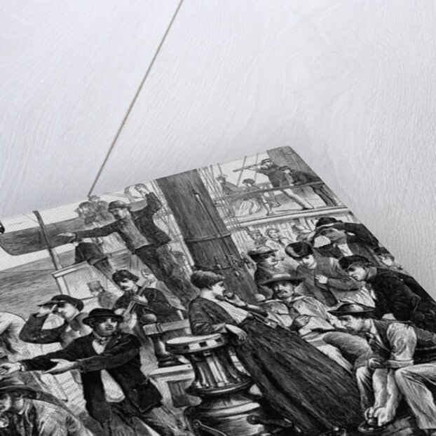 Deck of Emigrant Ship by Anonymous