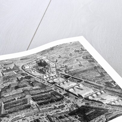 Aerial View of Paris, France by Anonymous