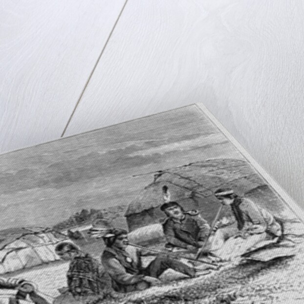 Birch-Bark Indian Wigwams Illustration by Anonymous