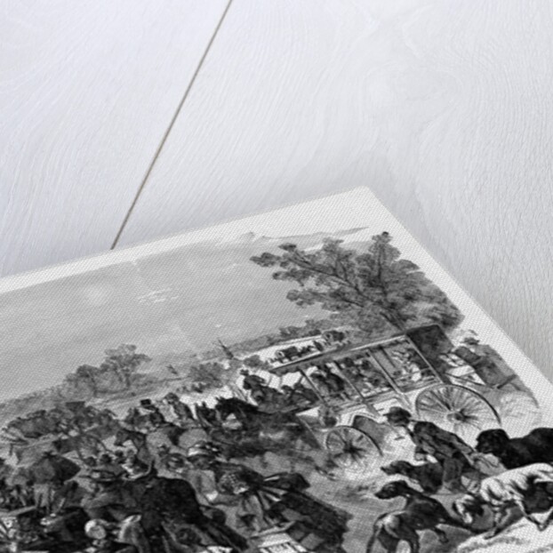 Confederate Citizens Flee by Anonymous