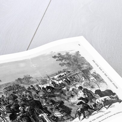 Confederate Citizens Flee by Anonymous