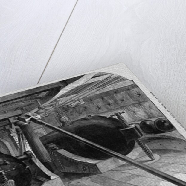 Interior of USS Montauk by Anonymous