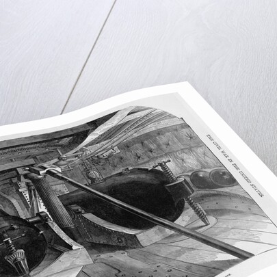 Interior of USS Montauk by Anonymous