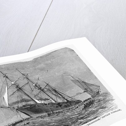 Print of the Sinking of the Alabama by Anonymous