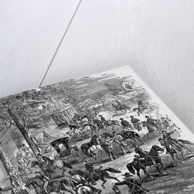 Confederate Cavalry Raid by Anonymous