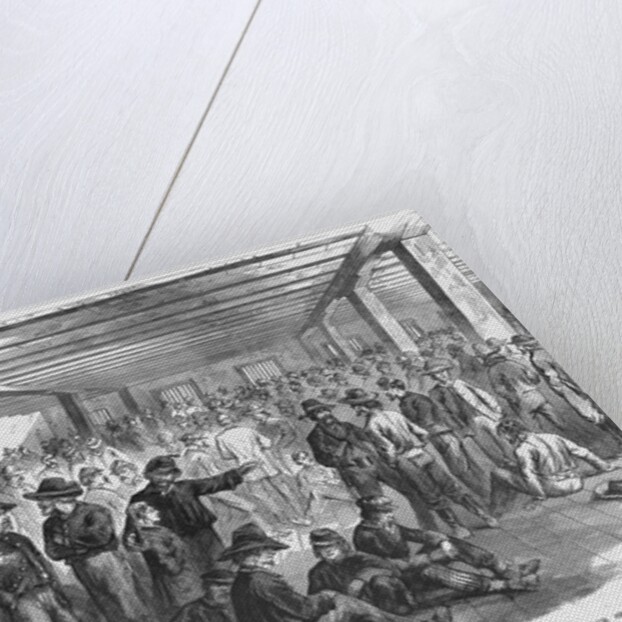Interior of Libby Prison by Anonymous