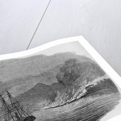 Burning Chinese Pirate Fleet by Anonymous