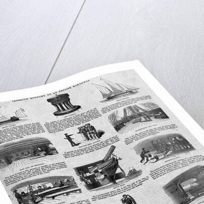 Views of a British Man-of-War by Anonymous