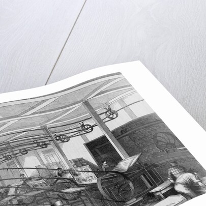 Illustration of Women Running Printing Presses by Anonymous