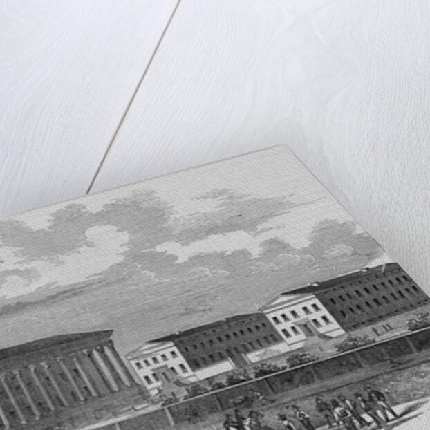 Print Depicting View of the Girard College, Philadelphia by Anonymous