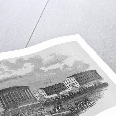 Print Depicting View of the Girard College, Philadelphia by Anonymous