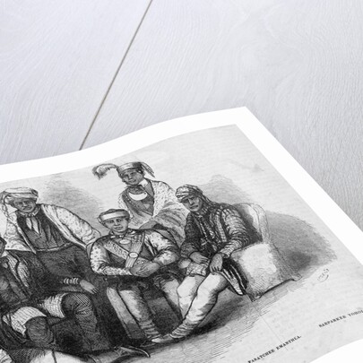 Billy Bowlegs and Chiefs of the Seminole Indians Illustration by Anonymous
