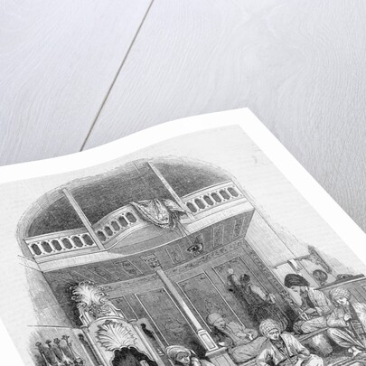 Interior of a Turkish Coffee House by Anonymous