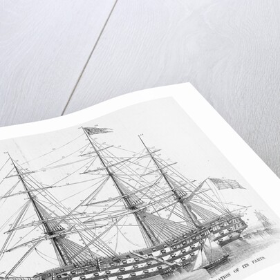 An American Line-of-Battle Ship by Anonymous