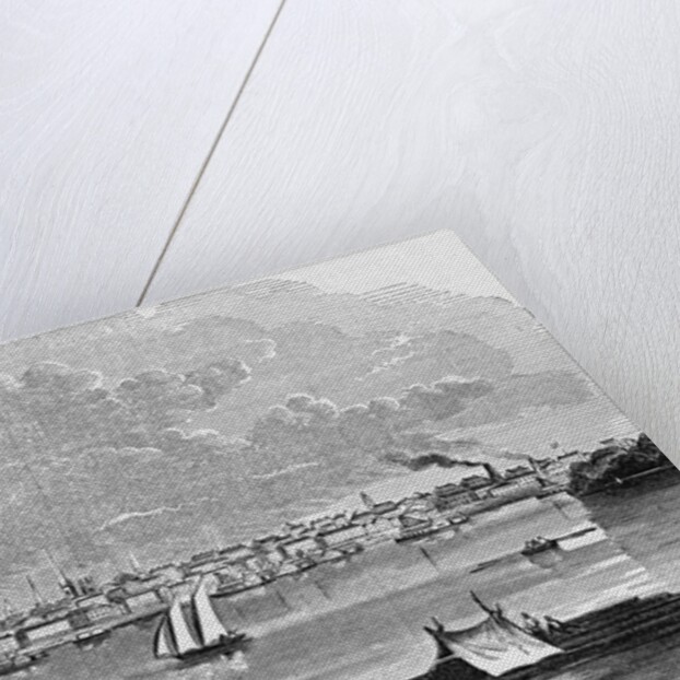 Ship Traffic Near Louisville, Kentucky by Anonymous