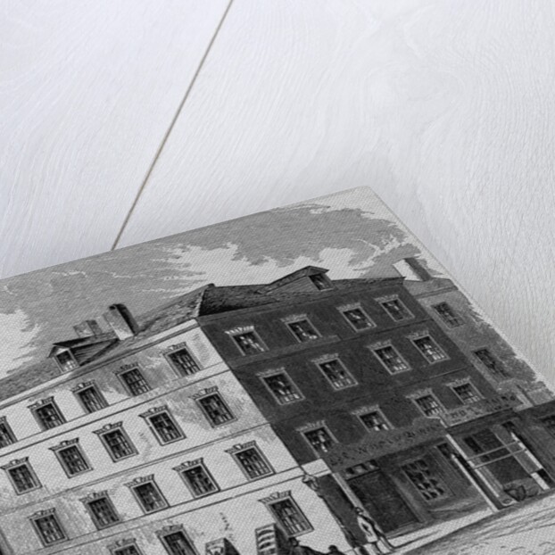 House Where Jefferson Wrote the Declaration of Independence Magazine Illustration by Anonymous