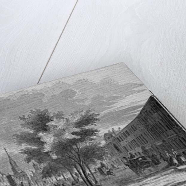 View of Franklin Street, Boston Illustration by Anonymous