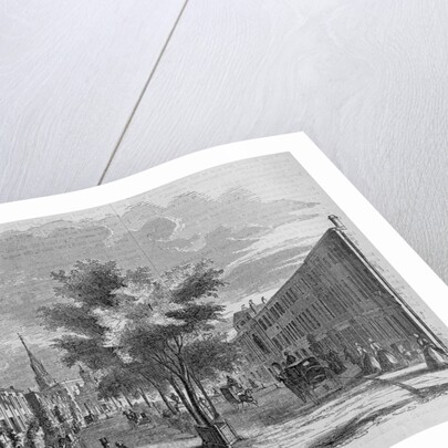 View of Franklin Street, Boston Illustration by Anonymous