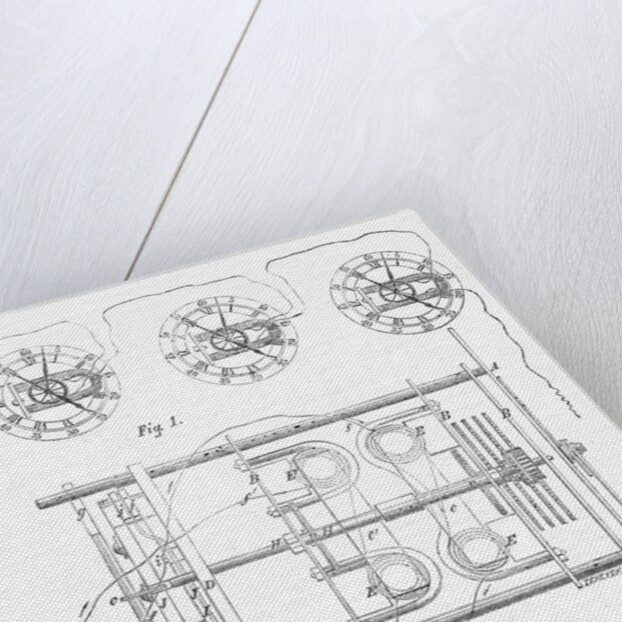 Hall's Telegraph Clock by Anonymous