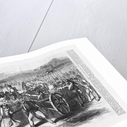 Preparing to Blow the Sepoys from the Cannon's Mouth Magazine Illustration Published in Harper's Weekly by Anonymous