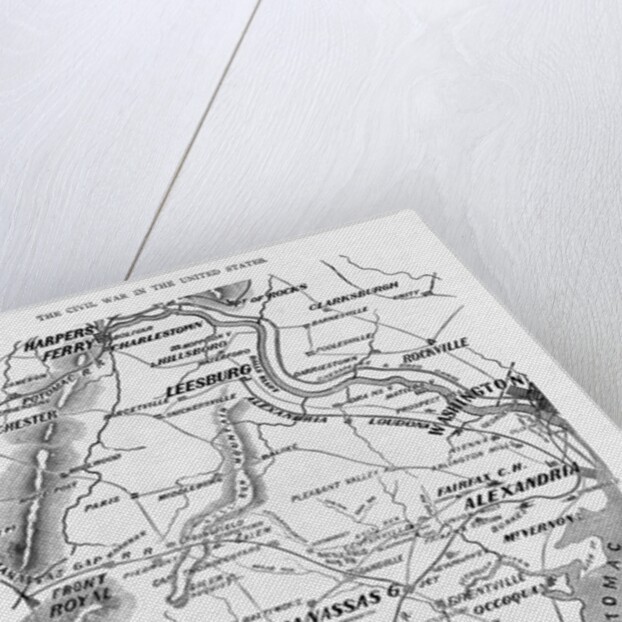Map of Virginia by Anonymous